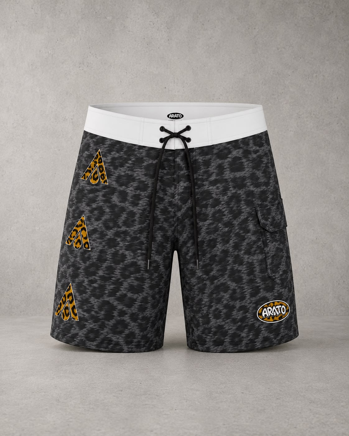 Cargo Boardshorts - Shadow Leopard - ARATO